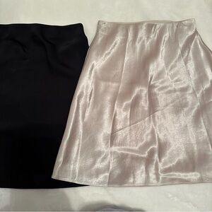 ARITZIA x DYNAMITE BUNDLE - SATIN SLIP MINI SKIRT